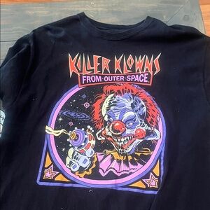 Killer Klowns from Outer Space Black  T-Shirt